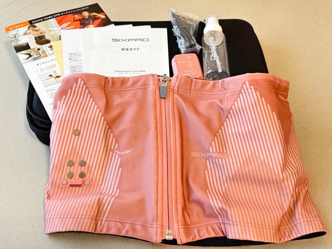 シックスパッド SIXPAD パワースーツコアベルト ピンクMサイズ