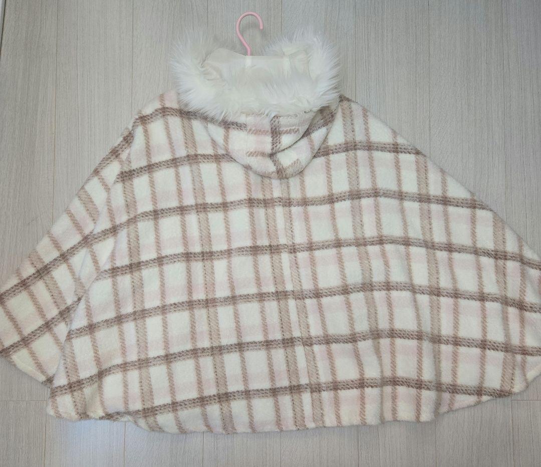 LIZ LISA チェック柄ポンチョ