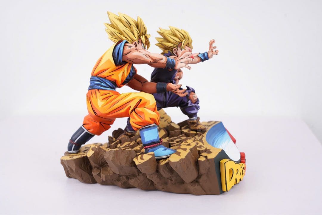 二次元リペイント ドラゴンボール フィギュア 親子かめはめ波 プルーヴィー