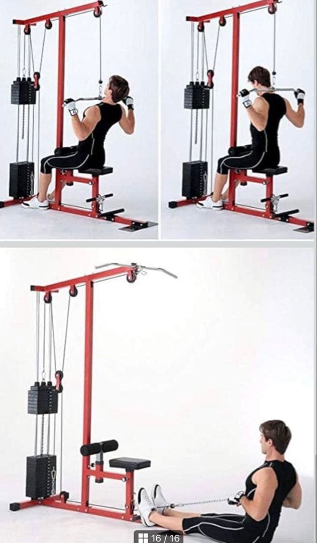 特別仕様 ラットプルマシン　本体　筋トレ　ケーブルマシン　懸垂　ホームトレ