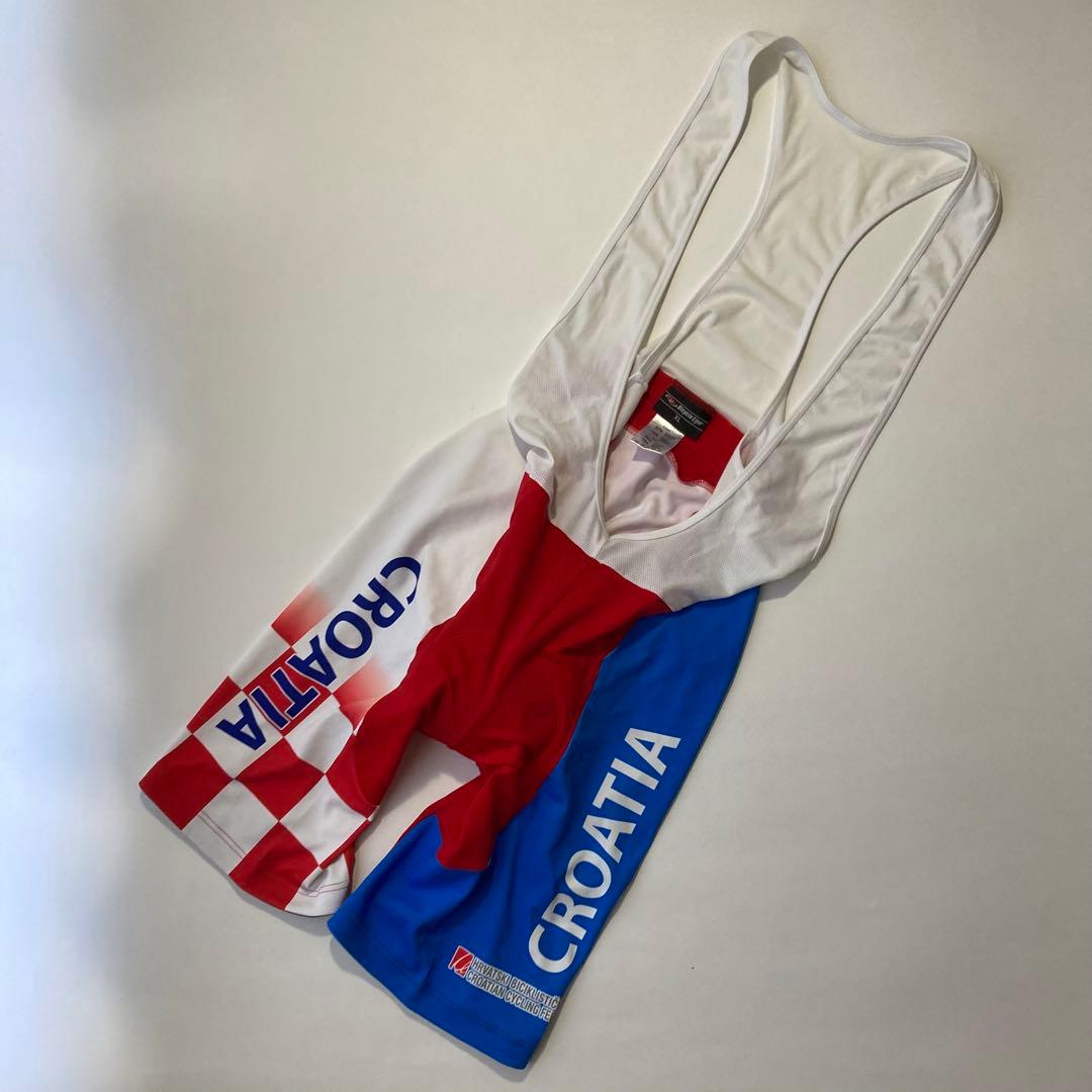 クロアチア サイクルジャージ サイクルパンツ ビブショーツ 上下セット