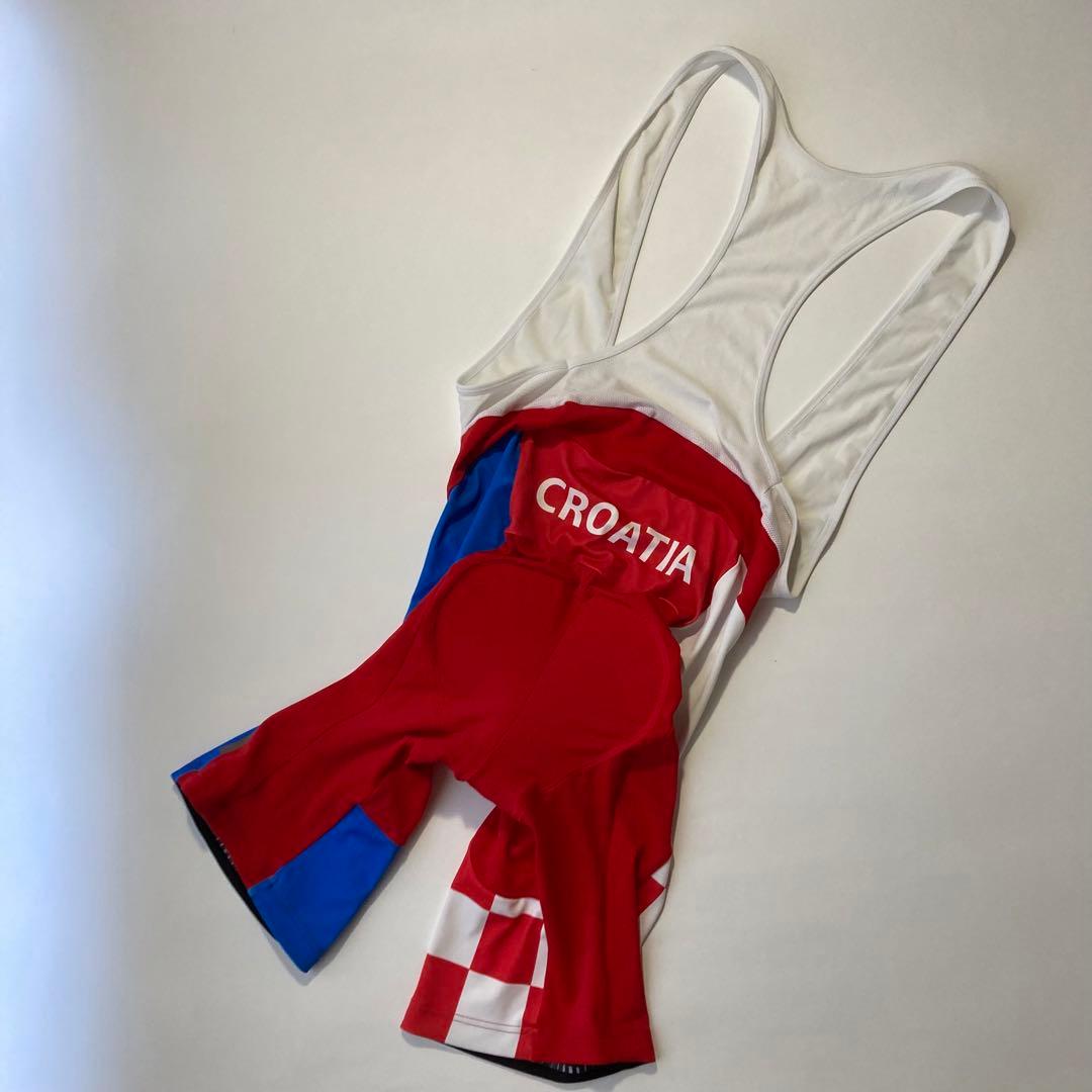 クロアチア サイクルジャージ サイクルパンツ ビブショーツ 上下セット