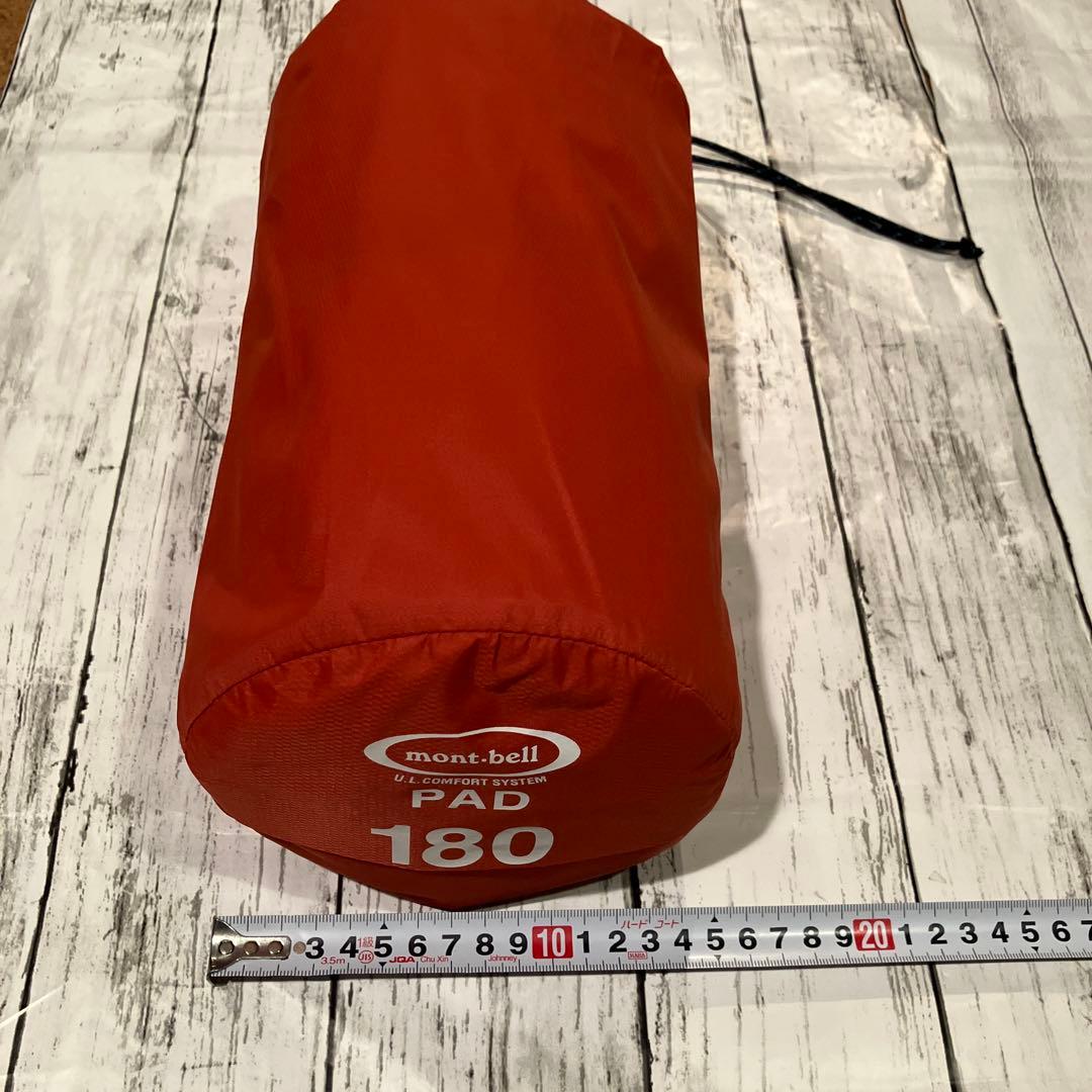 mont-bell PAD 180 アウトドアパッド⭐️モンベルほぼ新品⭐️