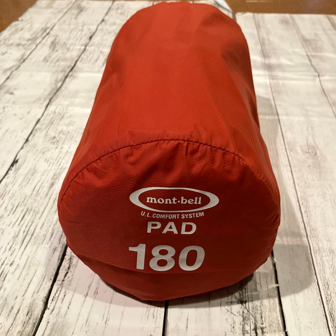 mont-bell PAD 180 アウトドアパッド⭐️モンベルほぼ新品⭐️