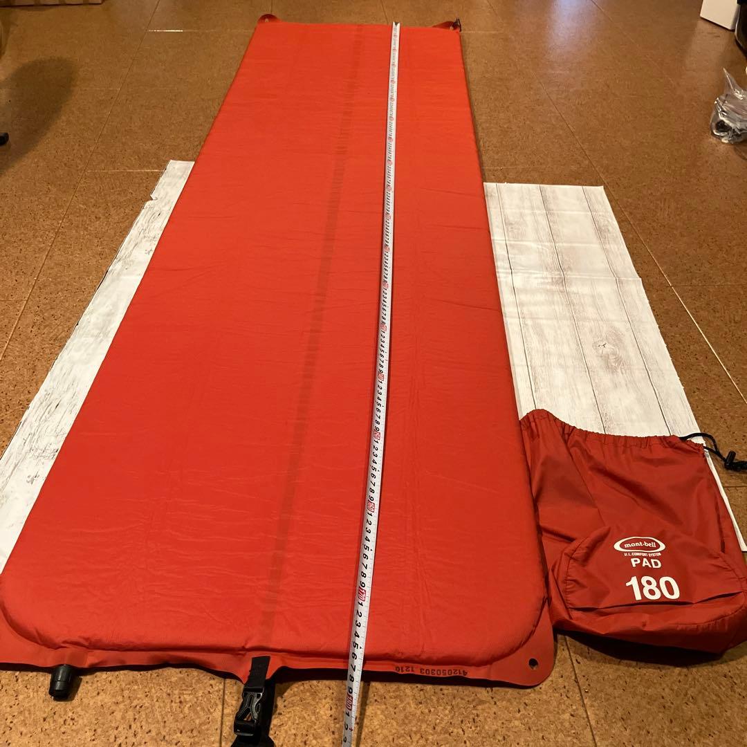 mont-bell PAD 180 アウトドアパッド⭐️モンベルほぼ新品⭐️