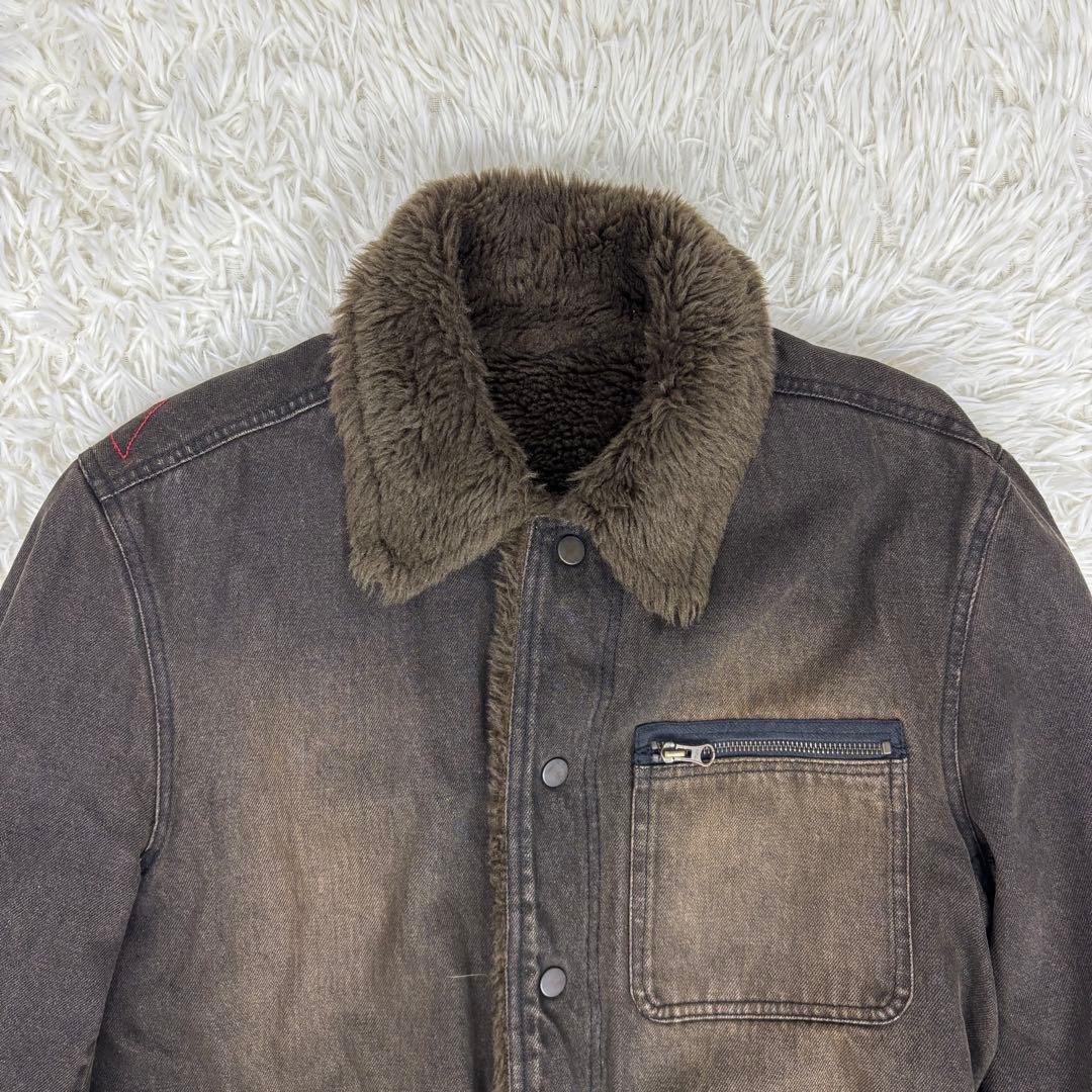 未使用級！archive PPFM y2k 02AW デニム ランチコート L