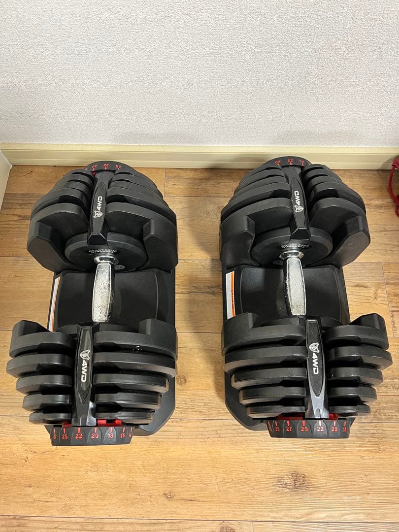 可変式ダンベル38kg+ベンチ台