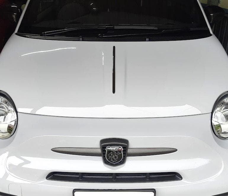 アバルト 500 595 695 レッド コイルカバー アルミ製 アバルト 500 595