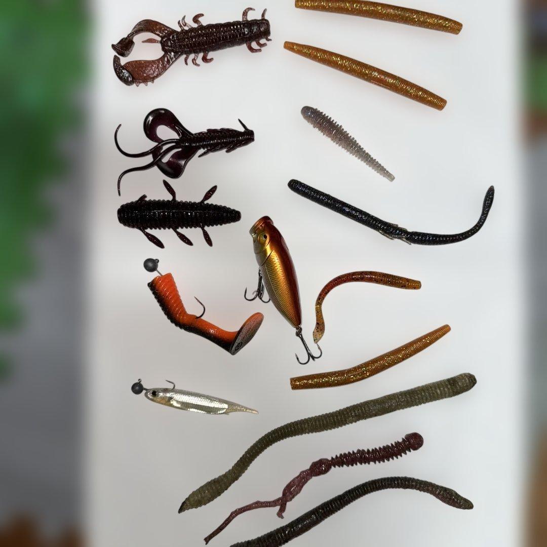 ソフトルアーセット 多色 釣り用