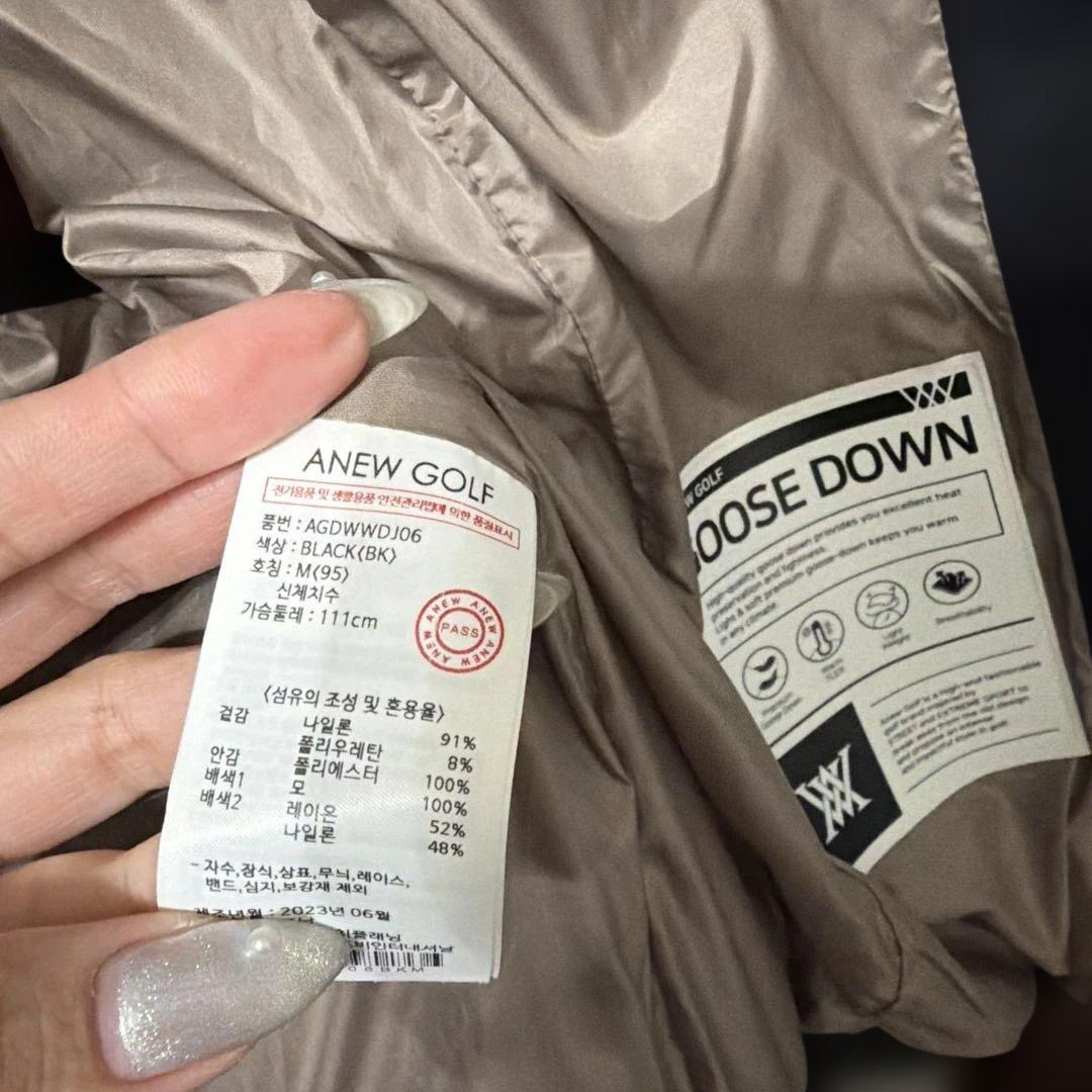 【極美品】ANEW ダウンジャケット レディース　ブラックM