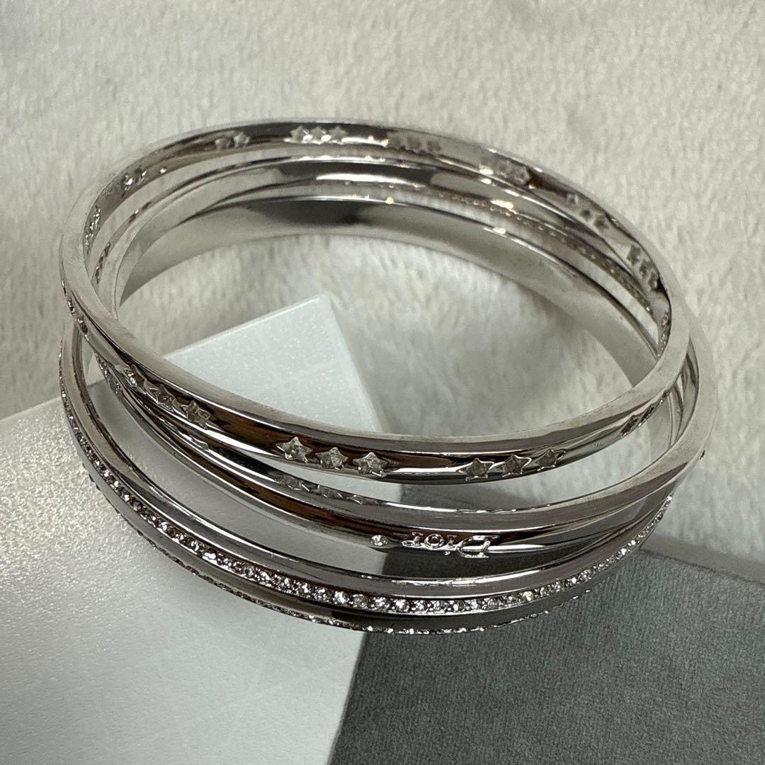 クリスチャンディオール　3連ブレスレッド バングル　美品