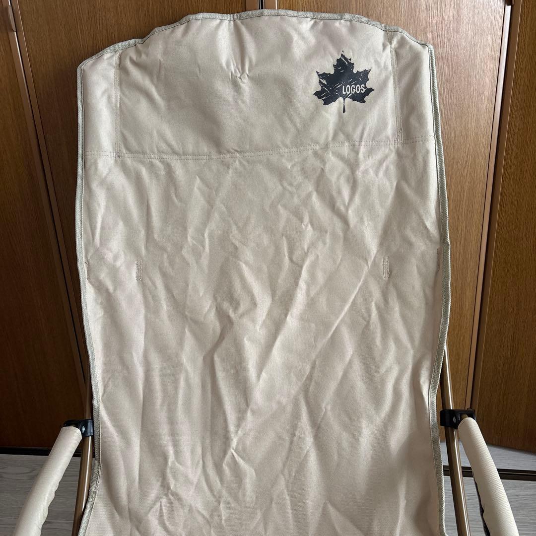 ロゴス 折りたたみアウトドアチェア ベージュ あぐら椅子✖️２個セット