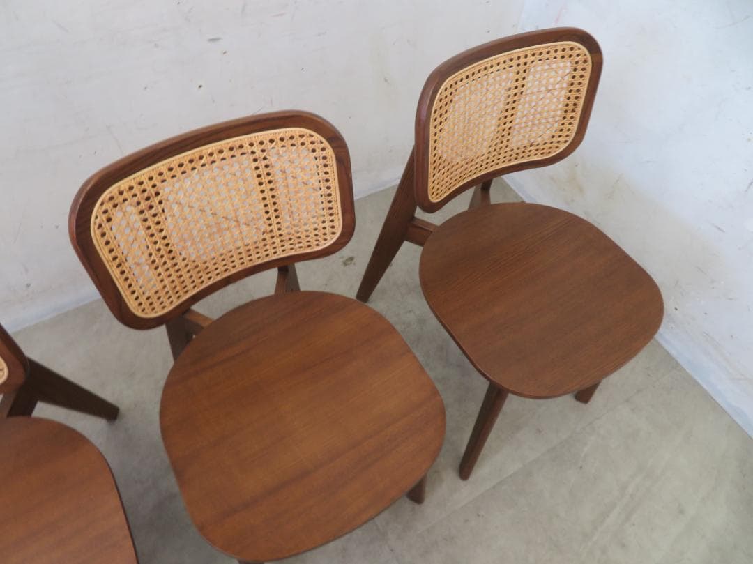 展示品■ザ・コンランショップ■PODIUM■CANE■ケーンチェア■4脚セット■