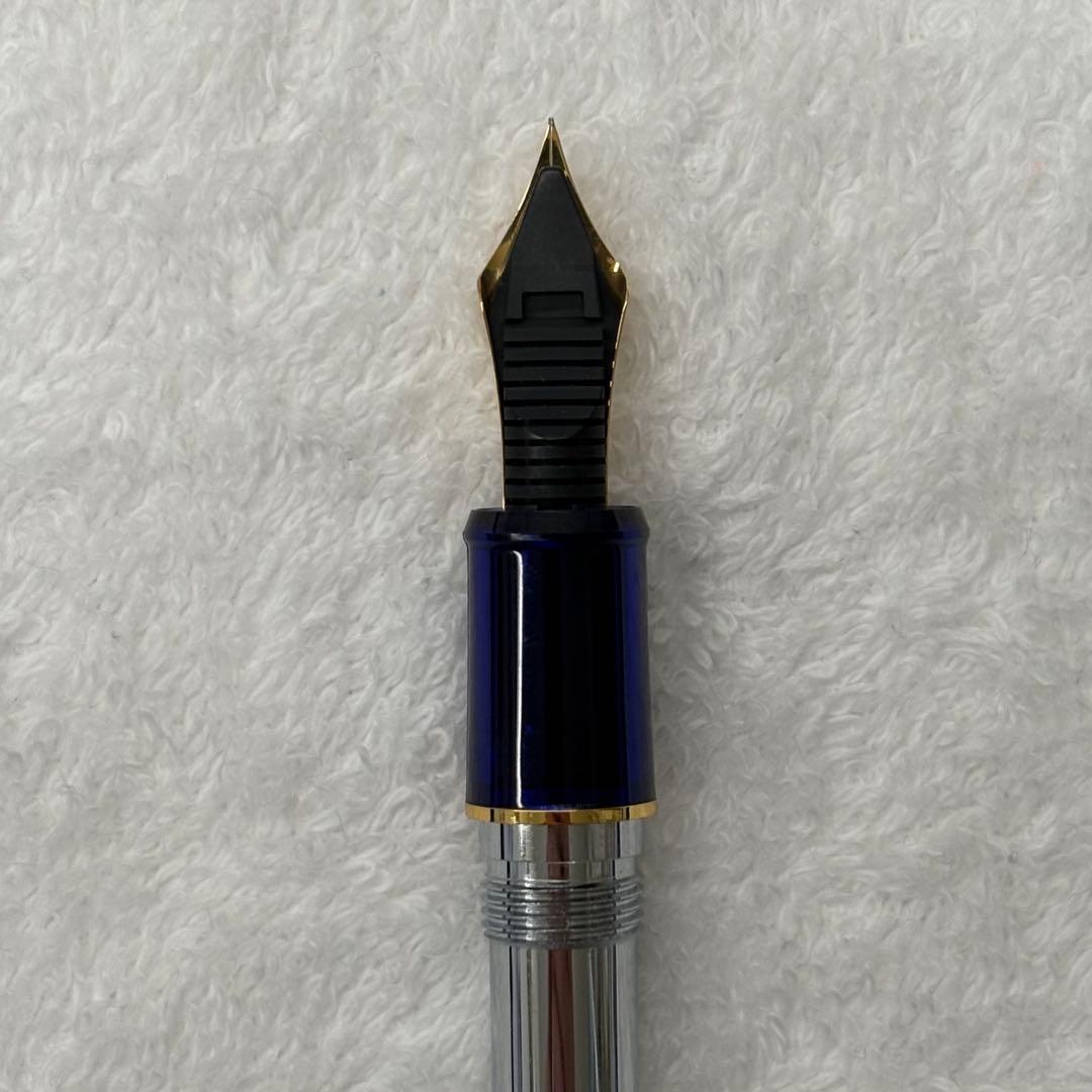 プラチナ万年筆 #3776 センチュリー シャトルブルー極細PNB-10000