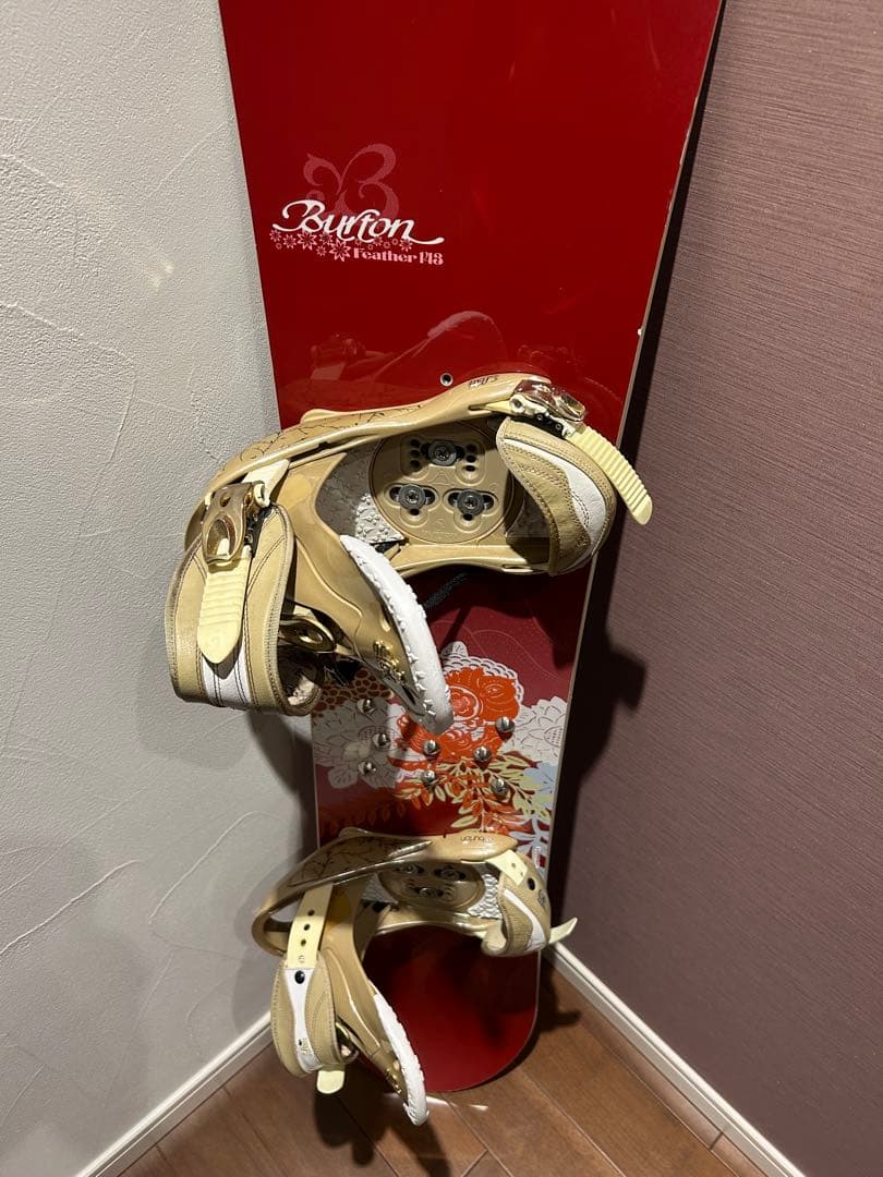 Burton Feather バートン スノーボード ビンディング ケース付き