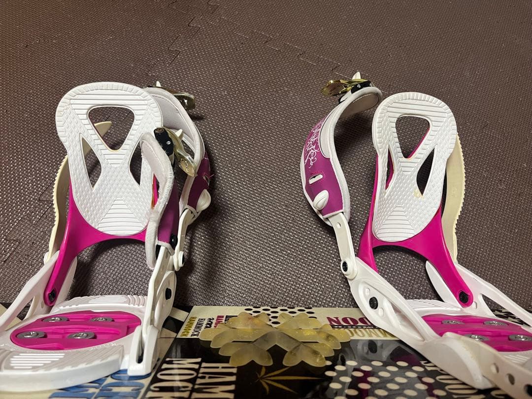 SPOON Hammock スノーボードビンディング ピンク　110