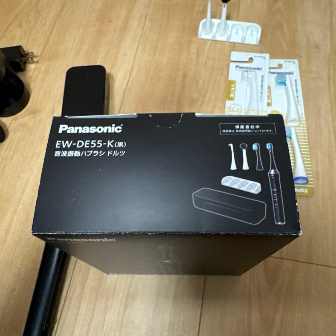 Panasonic EW-DE55 電動歯ブラシ 本体　新品替えブラシ３本付
