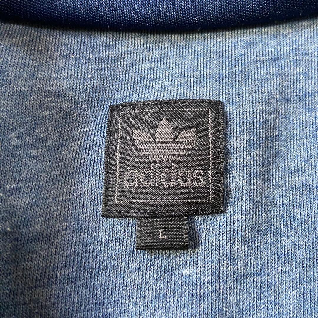 00s 古着 adidas 希少XL トラックジャケット トレフォイル刺繍