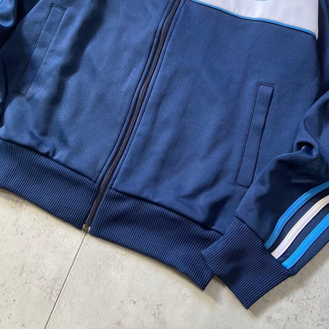 00s 古着 adidas 希少XL トラックジャケット トレフォイル刺繍