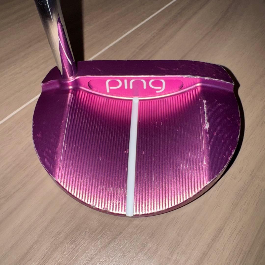 PING GLe2 ECHO レディースパター純正カバー付 ピンク