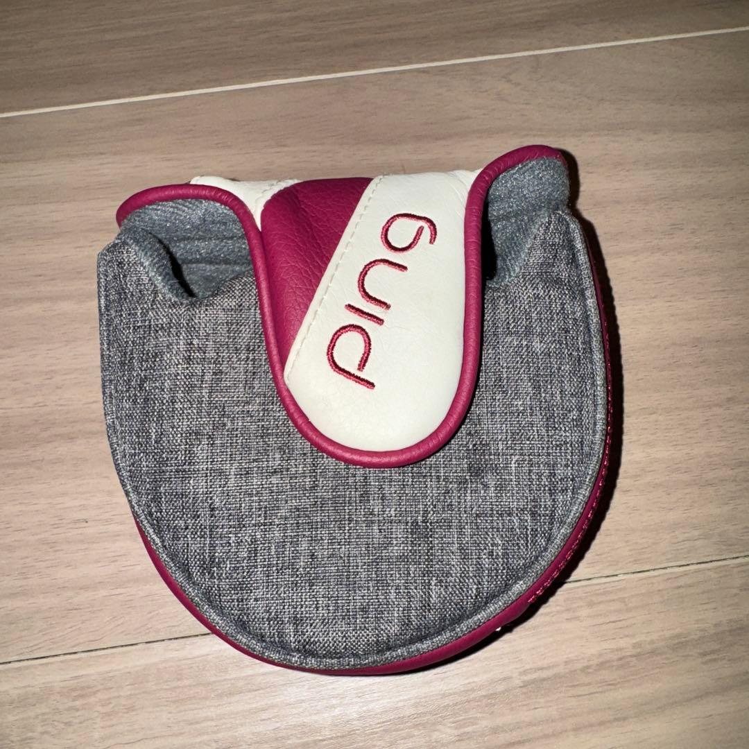 PING GLe2 ECHO レディースパター純正カバー付 ピンク
