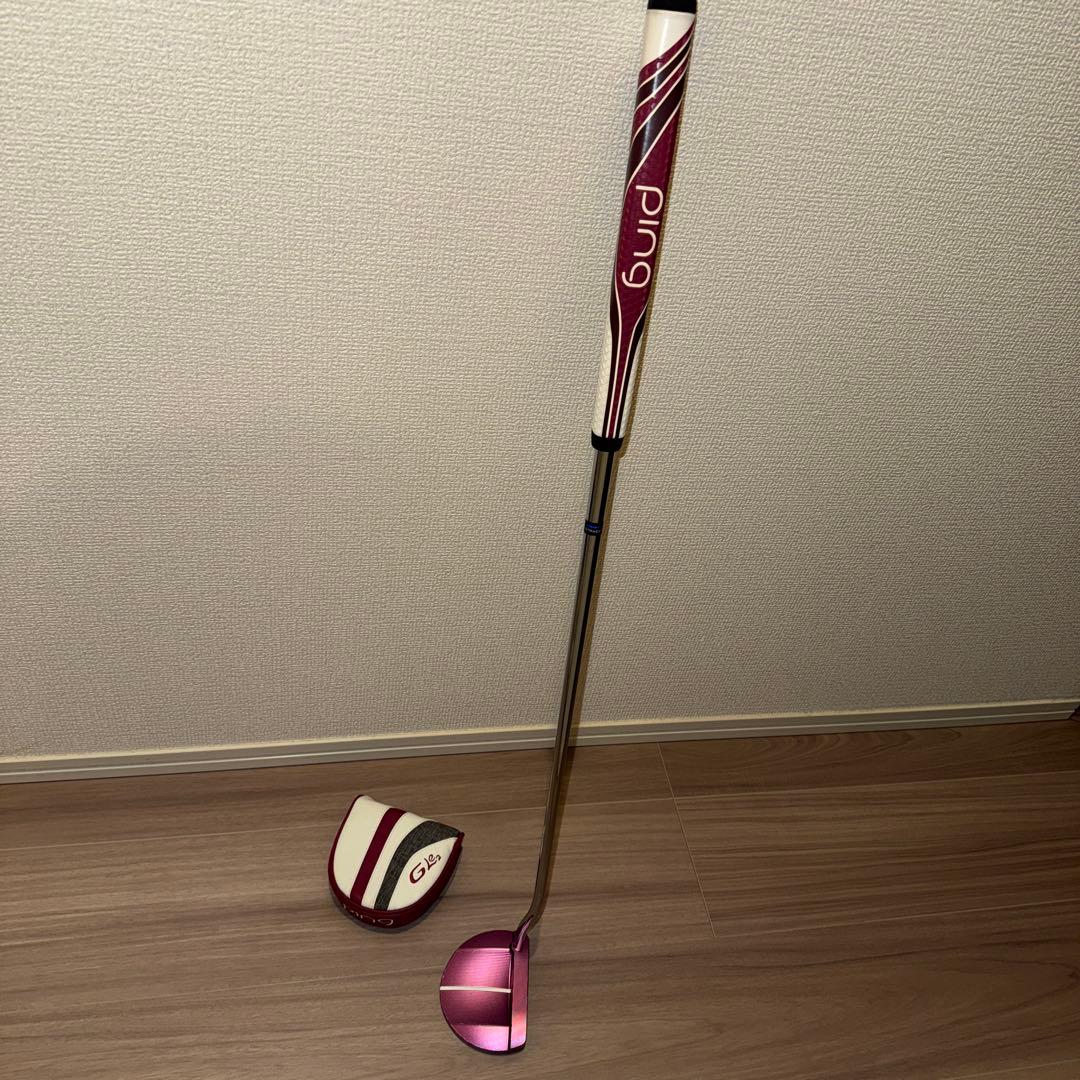 PING GLe2 ECHO レディースパター純正カバー付 ピンク
