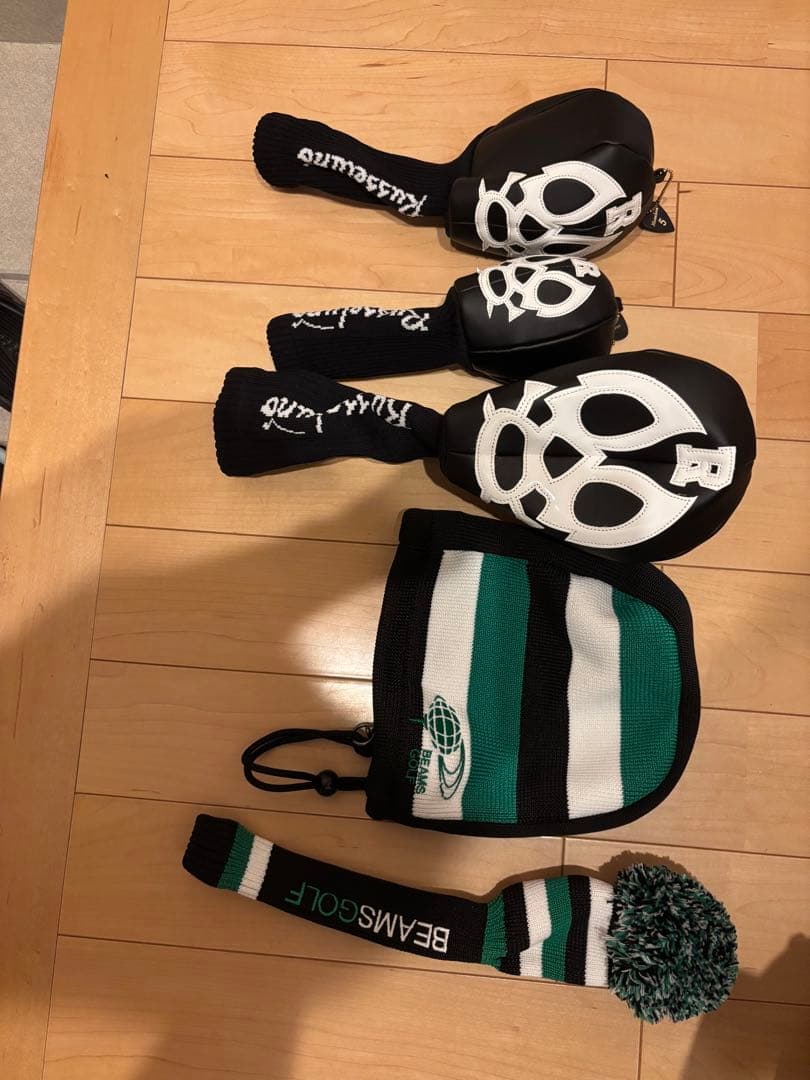 BEAMS GOLF キャディバッグ ブラック ヘッドカバー付き