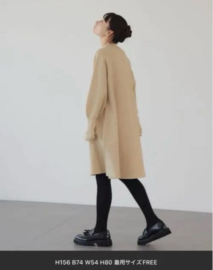 ＜EMMEL REFINES＞EM クルーネック Aライン ミニワンピース