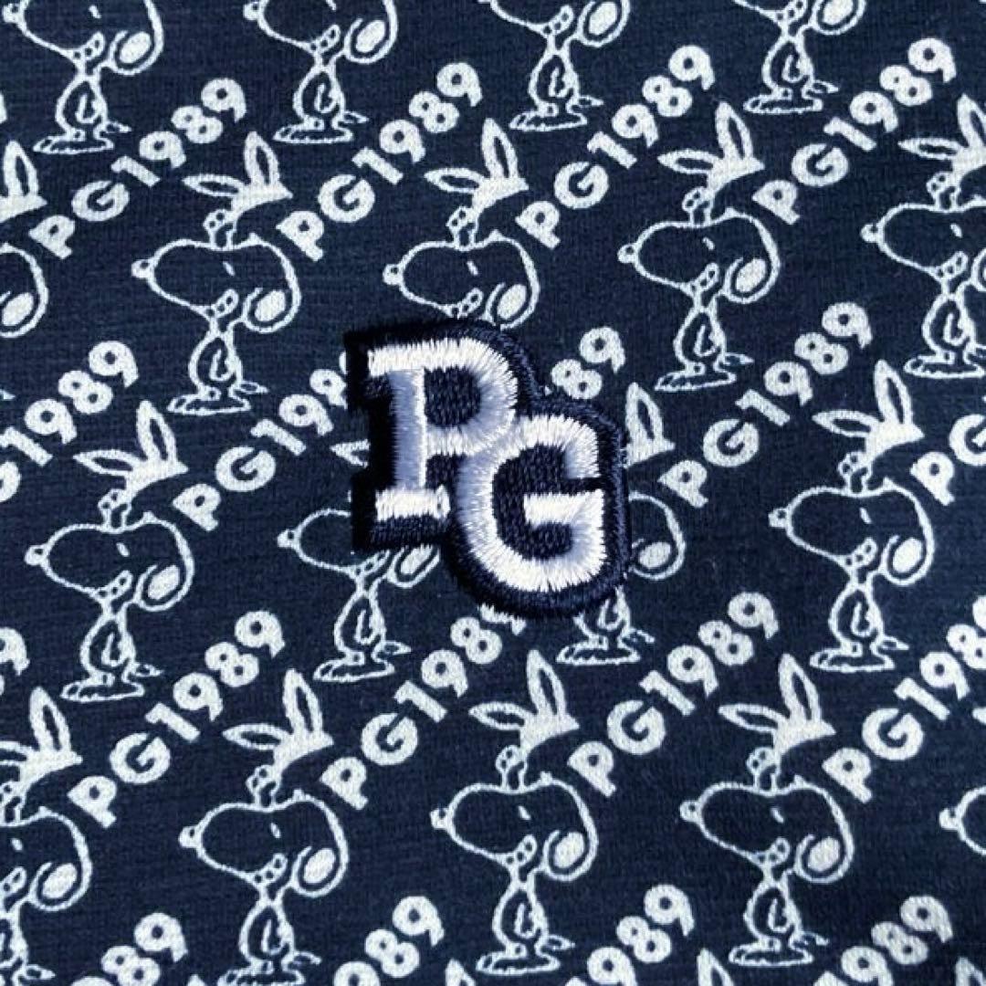 【美品】PEARLY GATES ×PEANUTS長袖ポロ スヌーピー 総柄 0