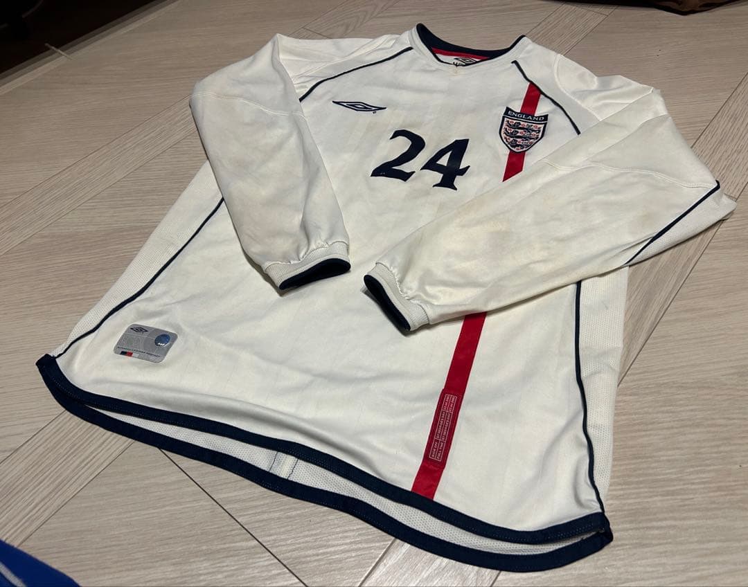 希少 アンブロ イングランド代表 長袖ユニフォーム