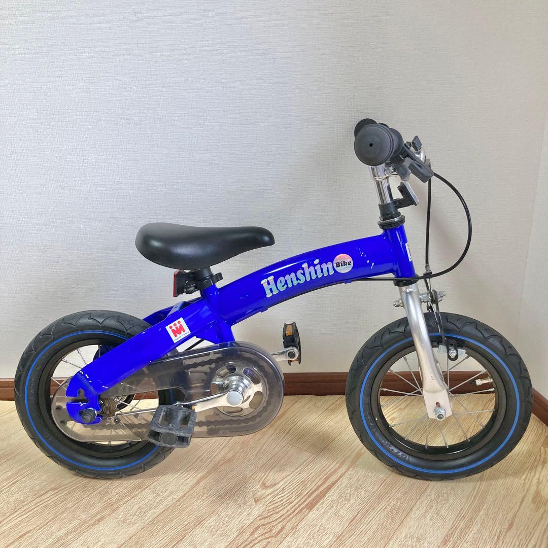 へんしんバイク 青 12インチHenshin Bike