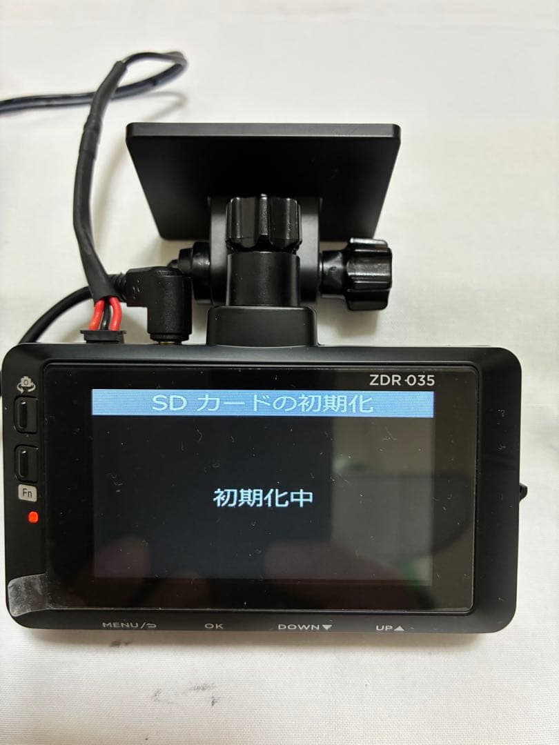 ★美品★ コムテック ZDR 035 ドライブレコーダー 前後2カメラ