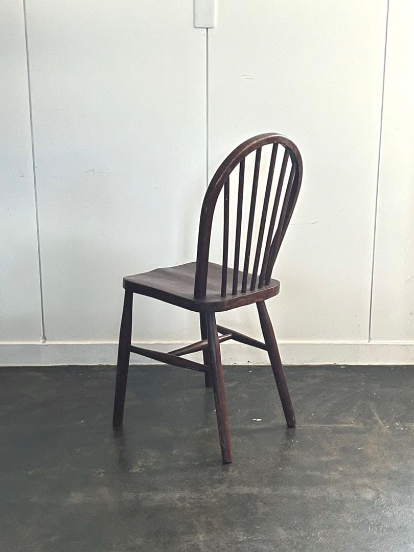 イギリスアンティーク フープバック ダイニングチェア ブロカント シャビー