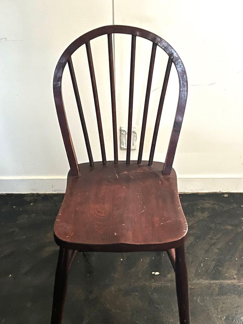 イギリスアンティーク フープバック ダイニングチェア ブロカント シャビー