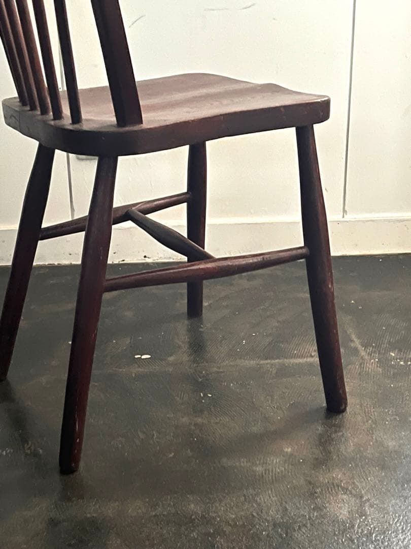 イギリスアンティーク フープバック ダイニングチェア ブロカント シャビー