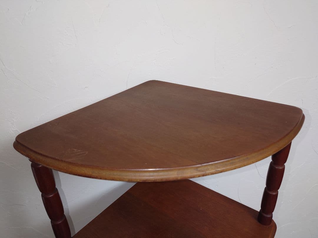 う*ぎ様 木製 マルニ 4段 コーナーラック MARUNI コーナー家具 棚 物