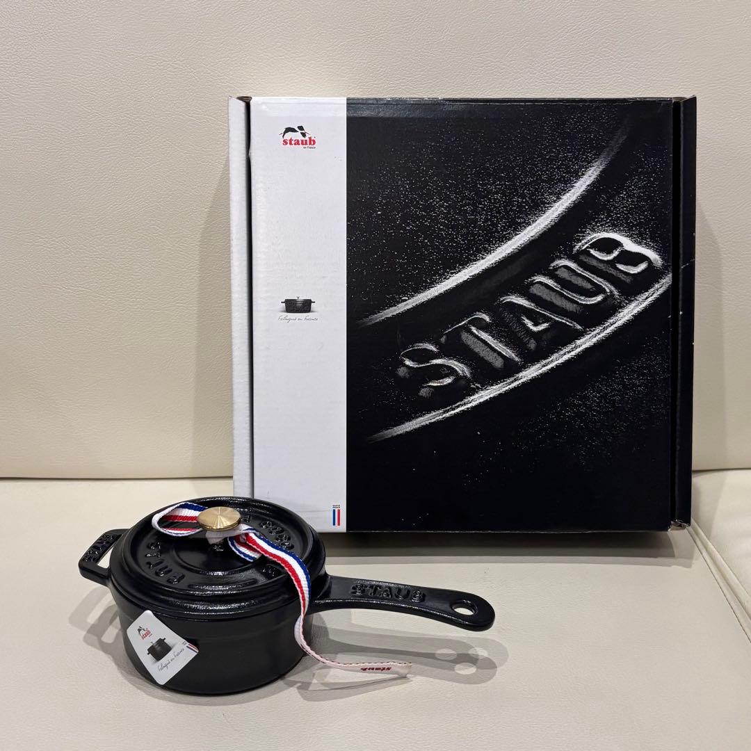 ストウブ　スモールソースパン　ブラック