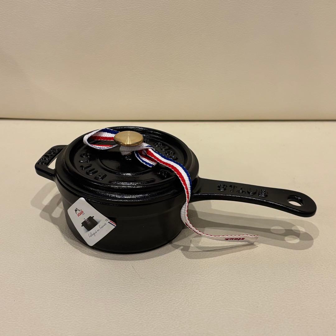 ストウブ　スモールソースパン　ブラック