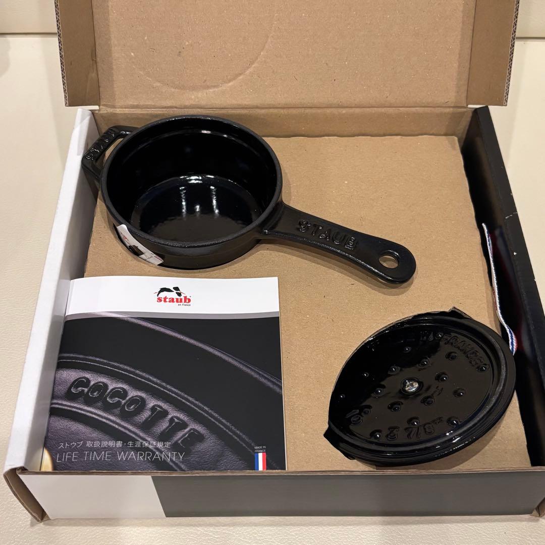 ストウブ　スモールソースパン　ブラック