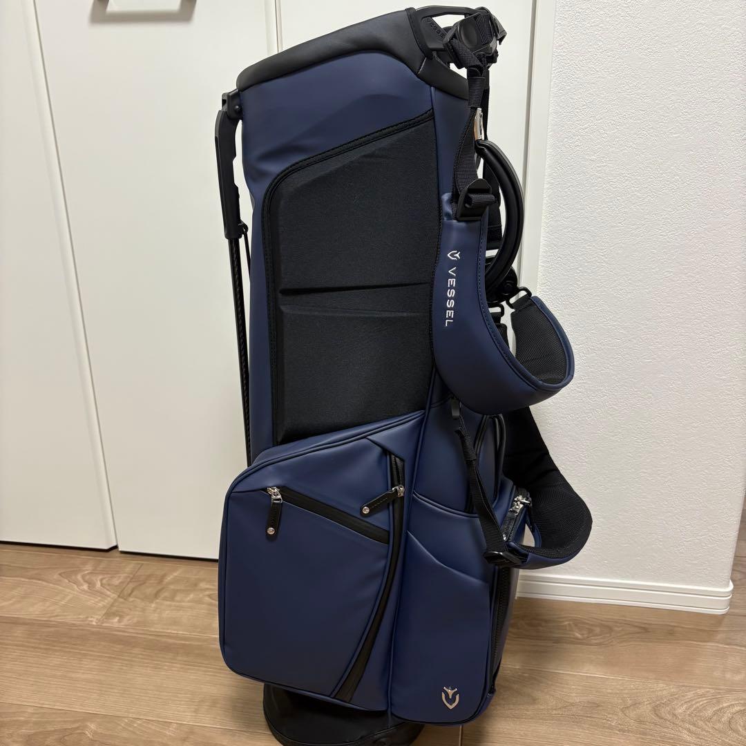 ヴェゼル プレイヤー 4.0 ダブルストラップ スタンドキャディバッグ ネイビー