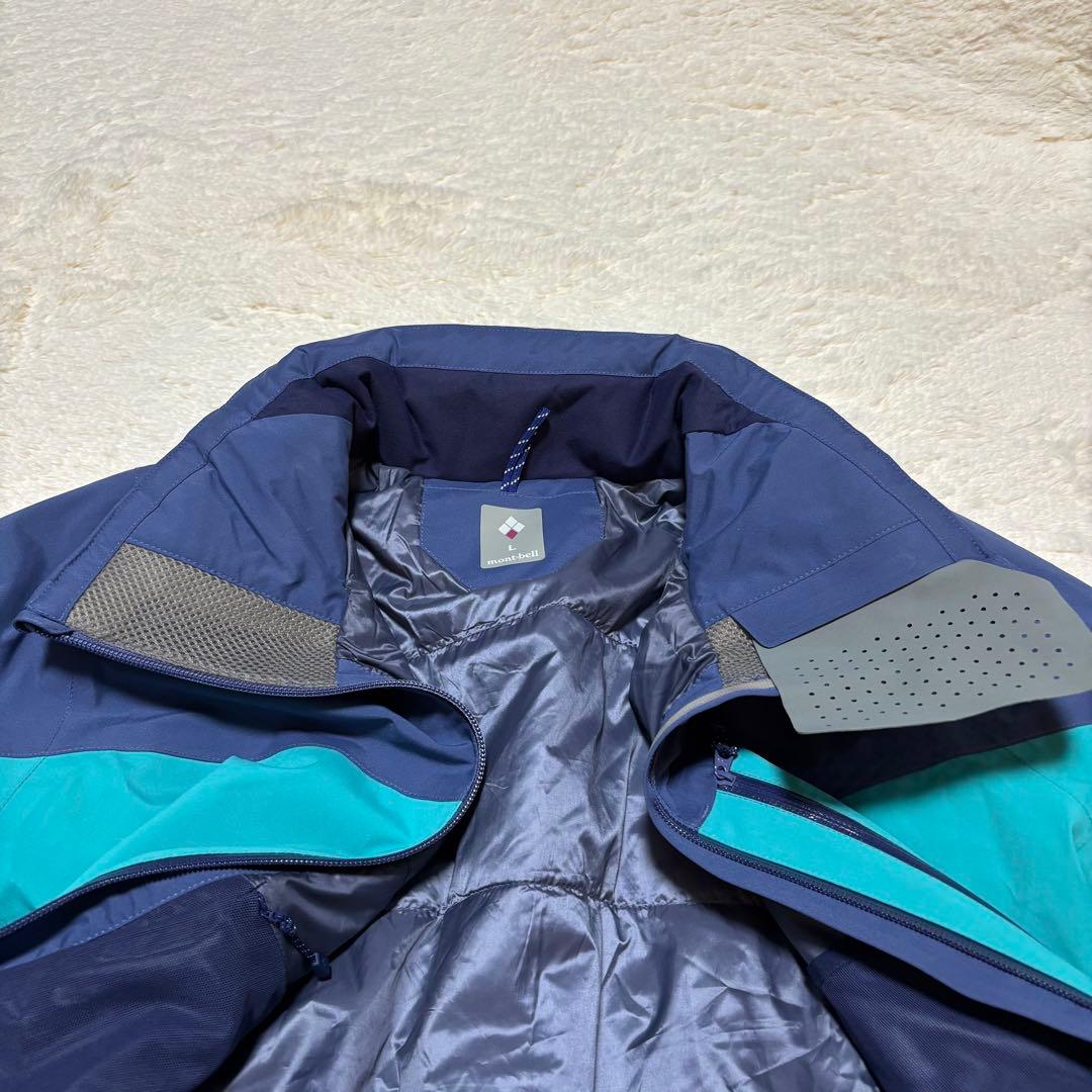 【美品】mont-bell モンベル シャルモパーカ ー　スノーウェア　Lサイズ