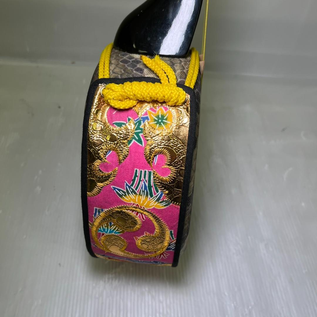 さ*わ様 【中古】三味線 本体 沖縄三線 人工皮張り 和楽器 琉球 弦楽器