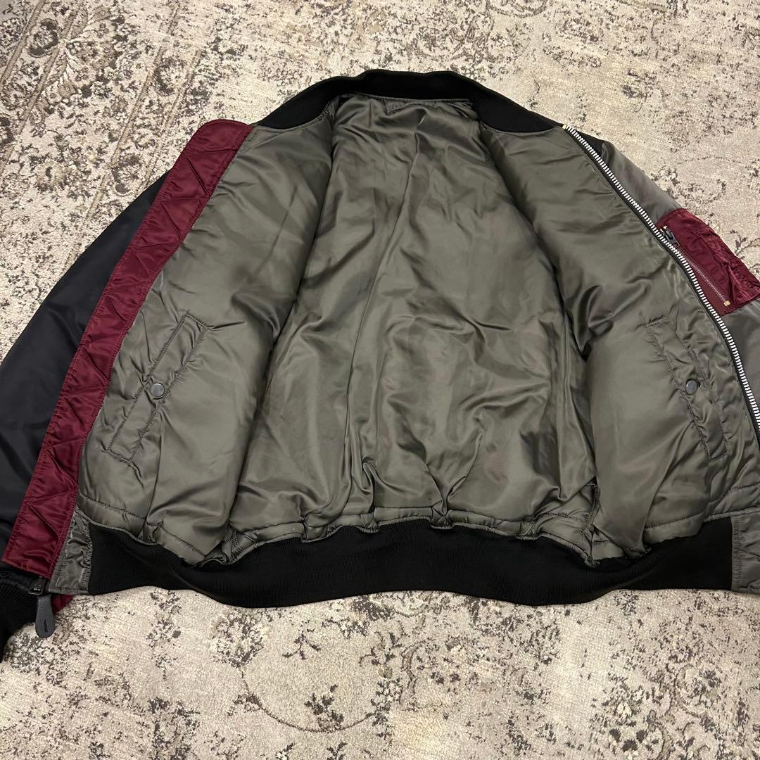 ALPHA アルファ MA-1 COLOR BLOCKED リバーシブル 3L - ジャケット