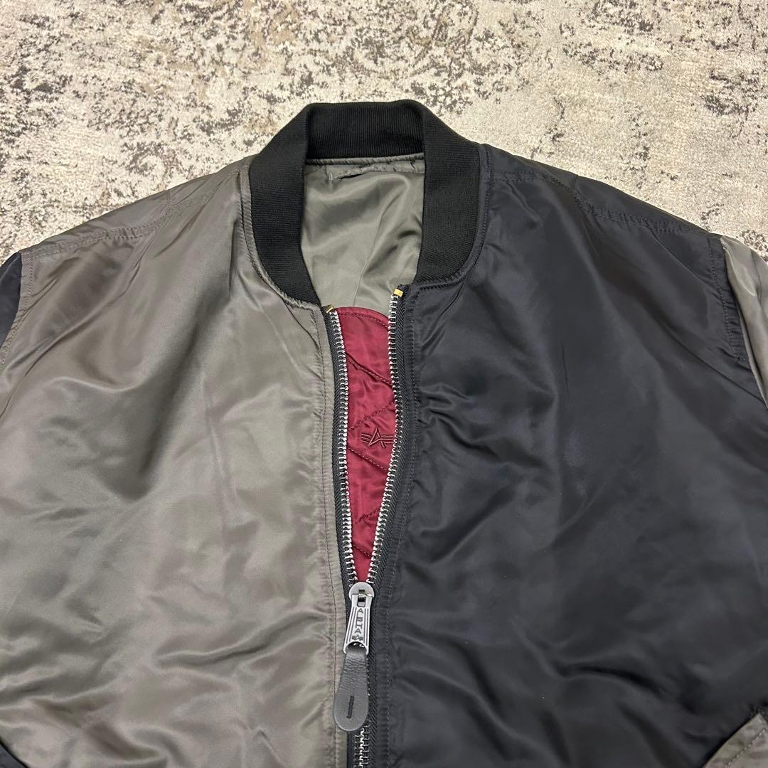 ALPHA アルファ MA-1 COLOR BLOCKED リバーシブル 3L - ジャケット