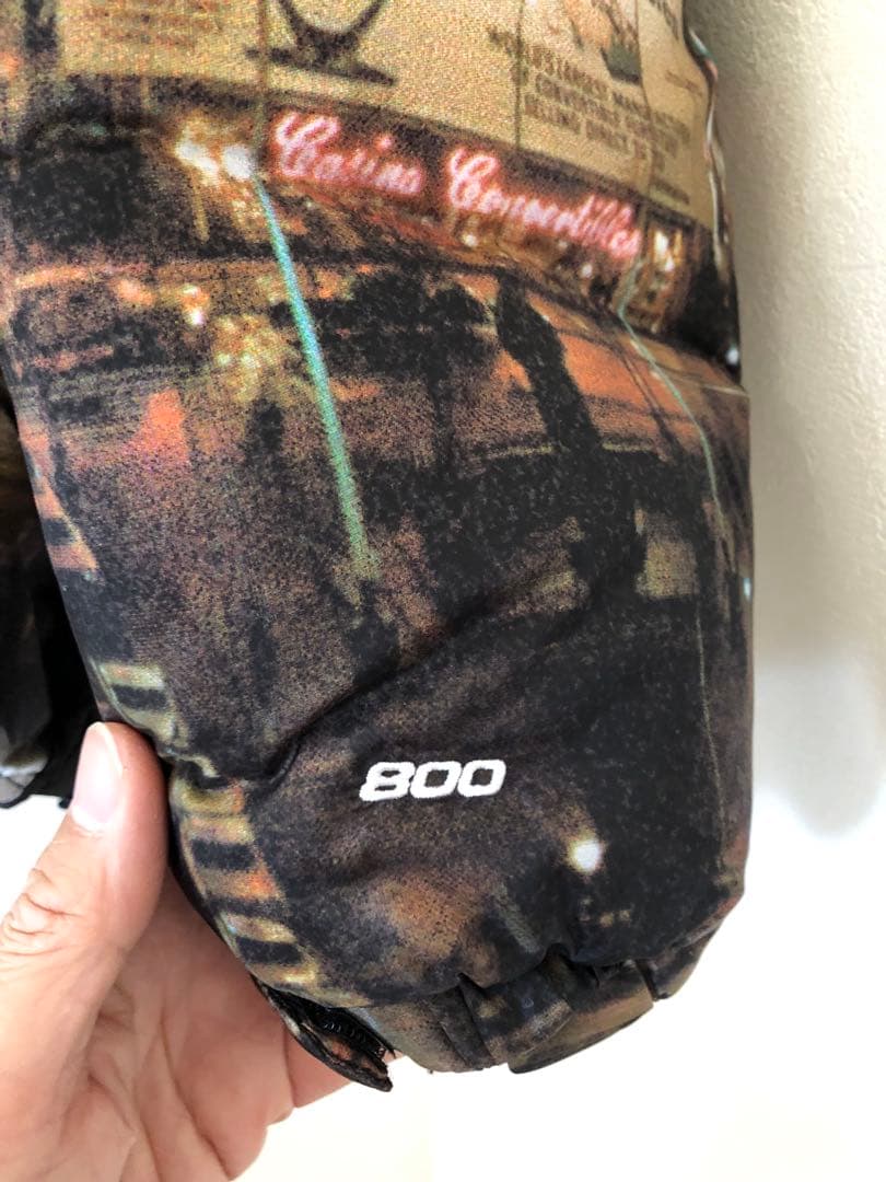 YJ シュプリーム ノースフェイス ダウン ハーフジップ XL