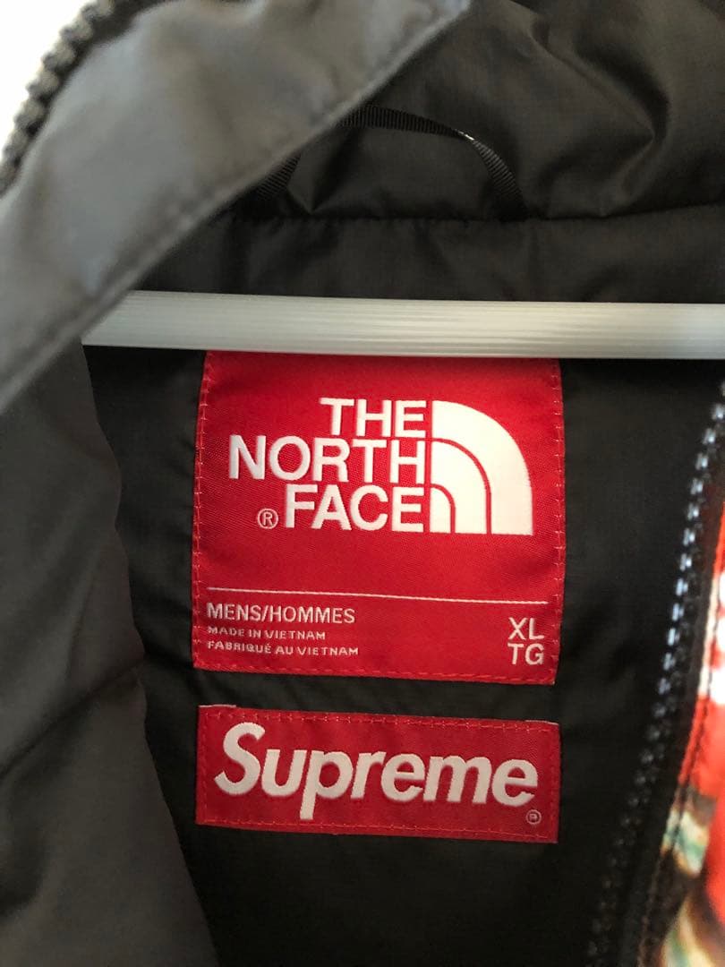 YJ シュプリーム ノースフェイス ダウン ハーフジップ XL