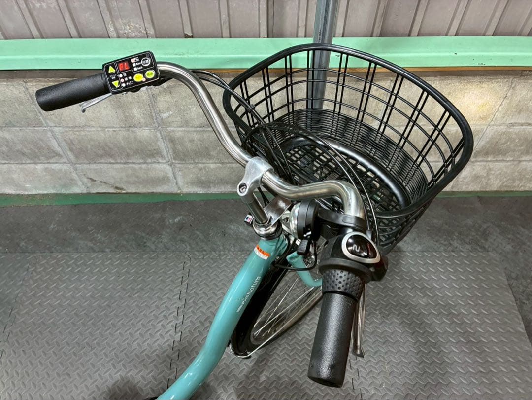 №3711 電動自転車　ヤマハ　パスナチュラ 26インチ ミントグリーン
