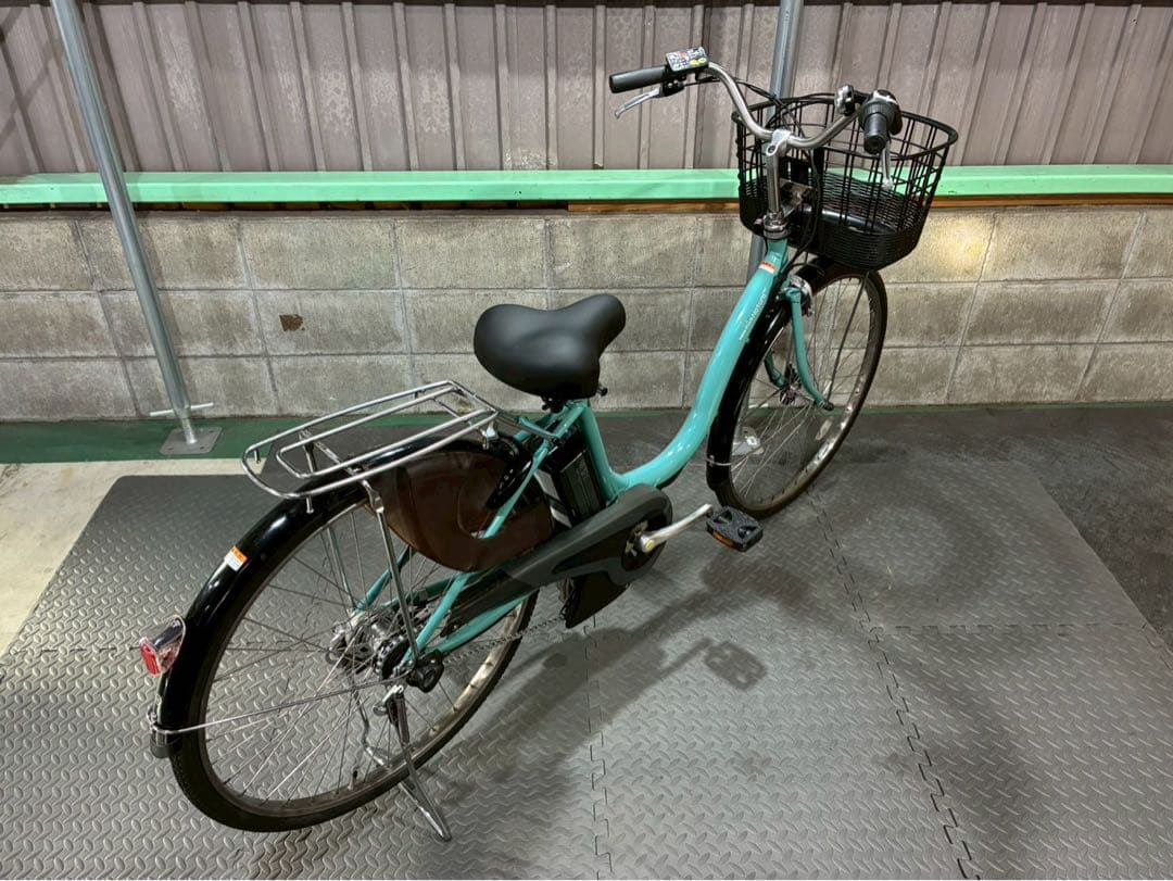 №3711 電動自転車　ヤマハ　パスナチュラ 26インチ ミントグリーン