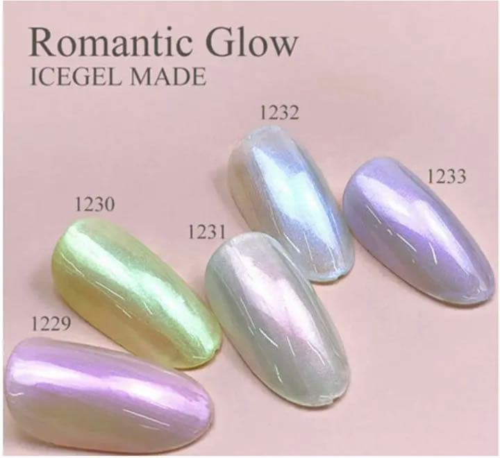 アイスジェル　ロマンティックグロージェル５色セット