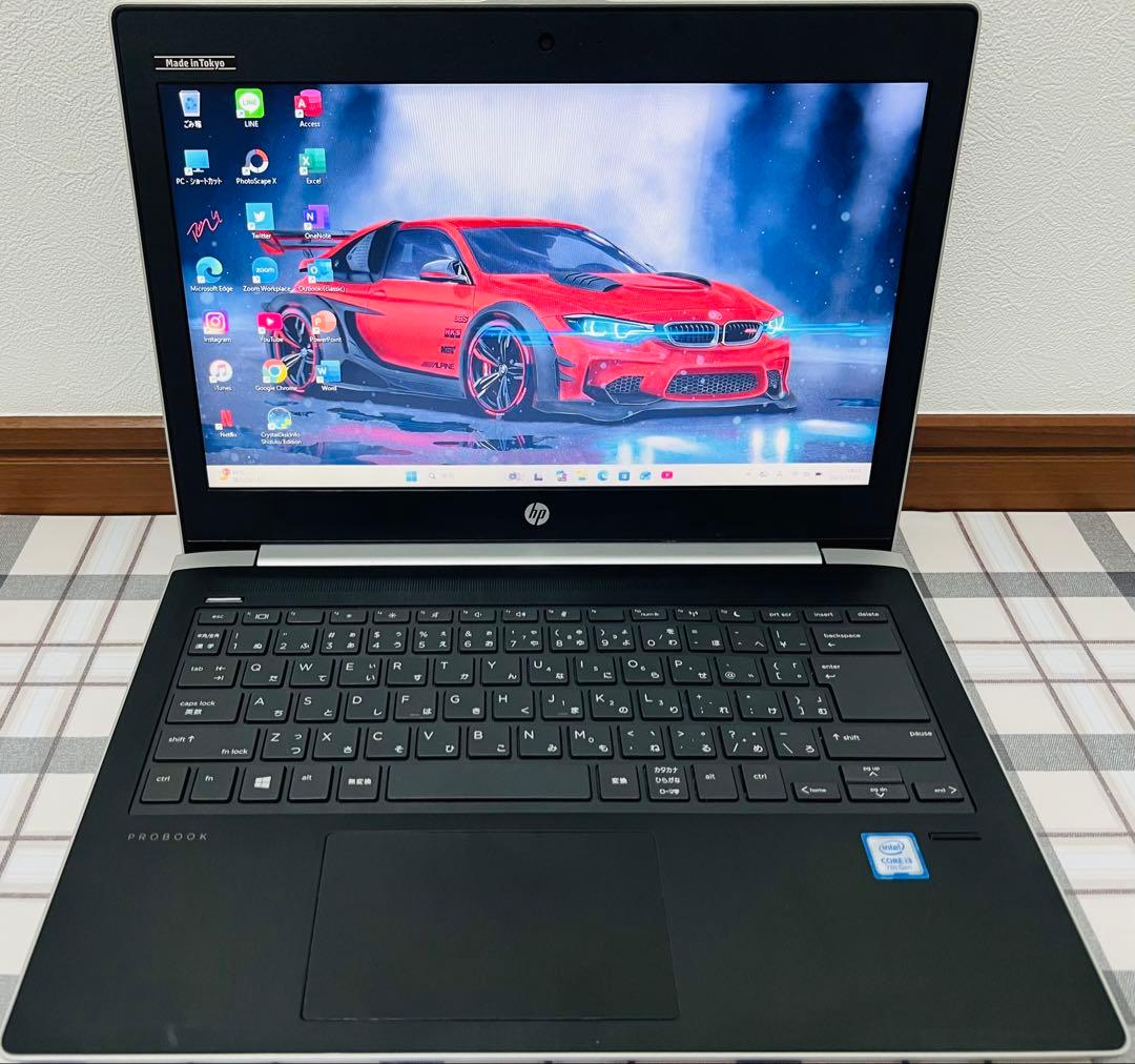 ★高性能★HP PROBOOK/Win11/SSD 256gb/HDD500gb